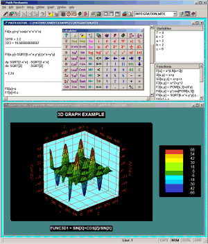Math Mechanixs graphical user interface
