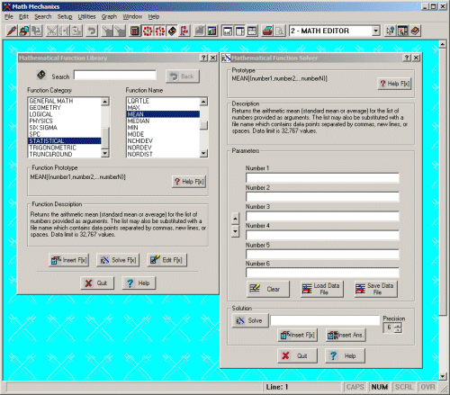 Math Mechanixs Function Library And Solver